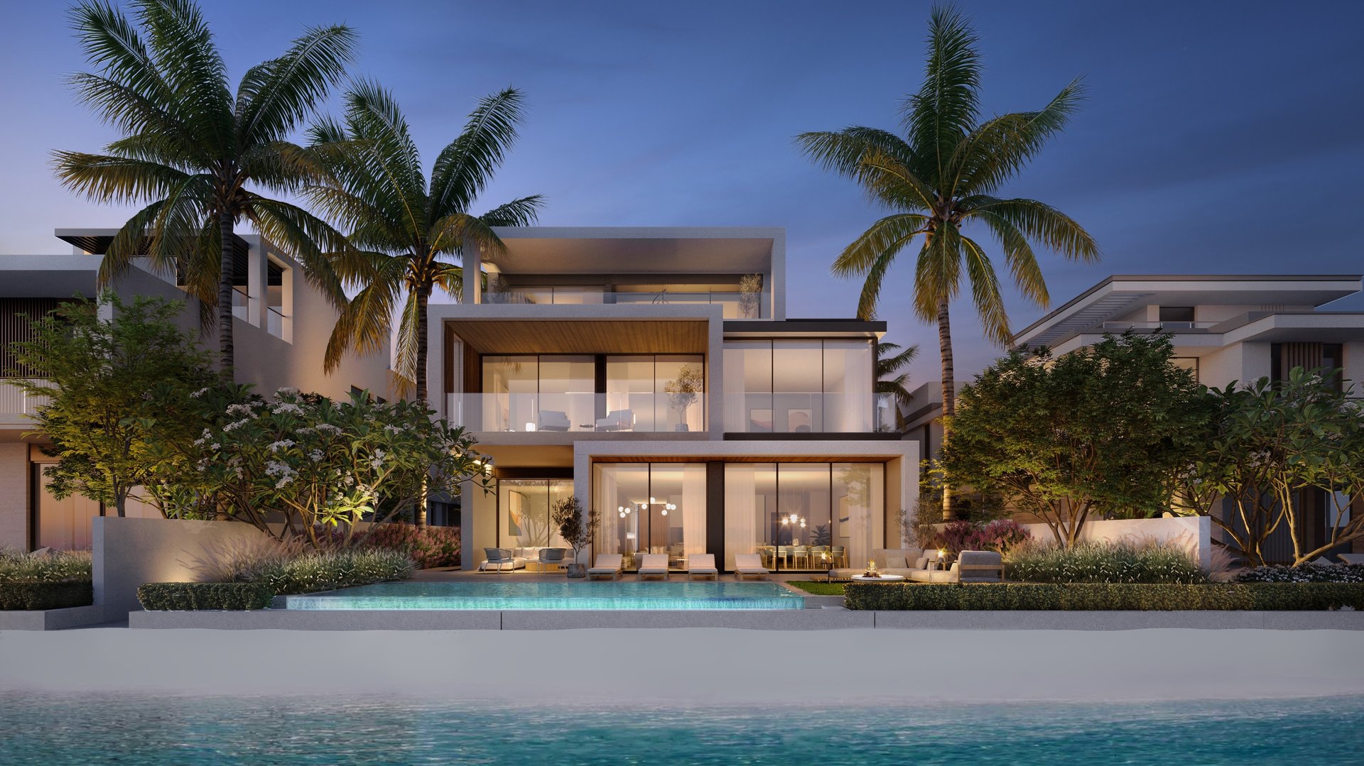 Palm Jebel Ali beachfront villas